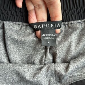 Athleta Brooklyn lined joggers size 6 black